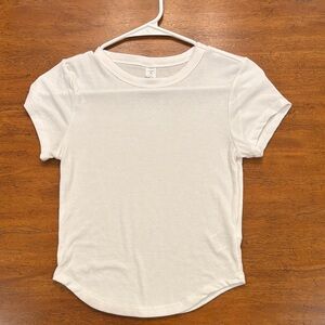 Old Navy White Short Sleeve Tee